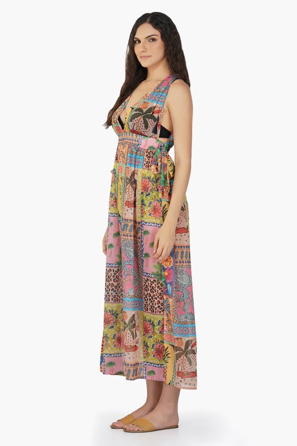 Macaw Pineapple Cover Up Dress - Image 2