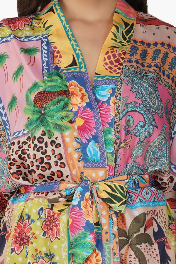 Macaw Pineapple Cover Up Top - Image 5