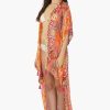 Multi Palm Paisley Stripe Cover Up - Image 3