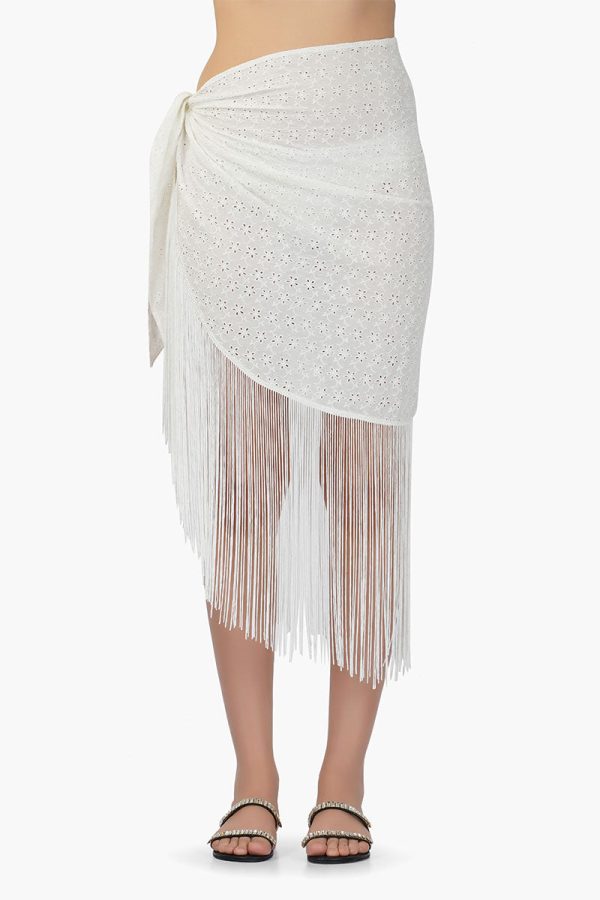 Pollo Fringe Wrap Skirt - Image 2