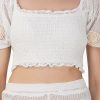 Blanca Sheer Smocked Top - Image 5