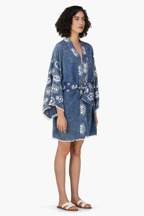 Soul Gypsy Eye Printed Cover Up - Image 2