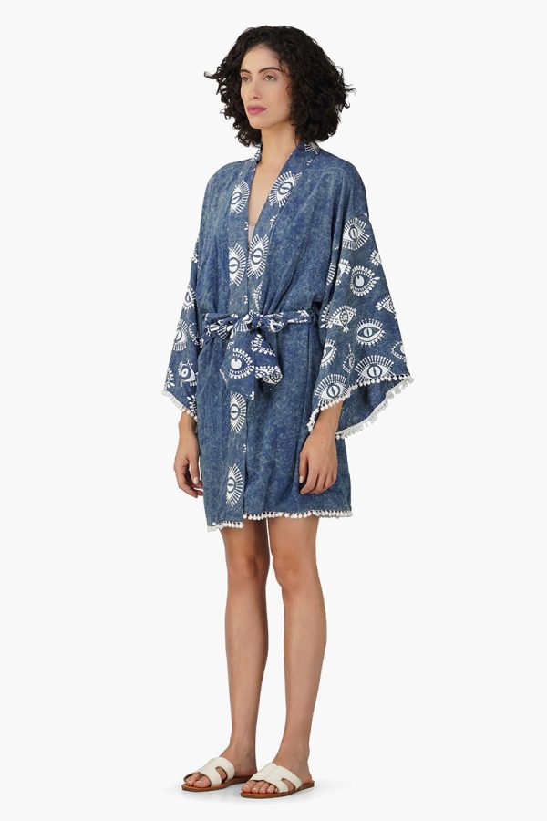 Soul Gypsy Eye Printed Cover Up - Image 3