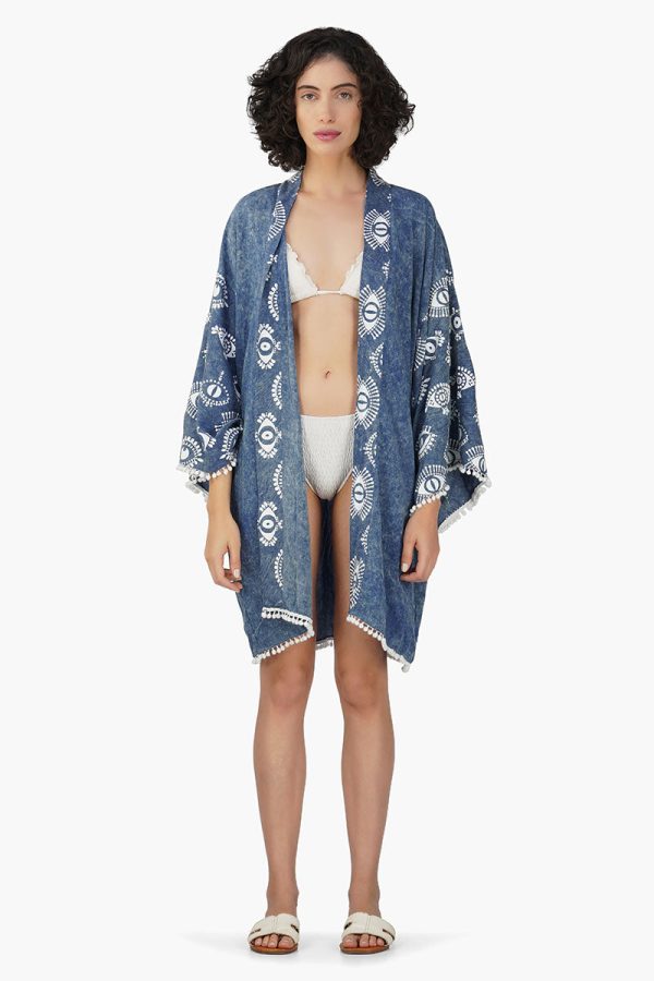 Soul Gypsy Eye Printed Cover Up - Image 4