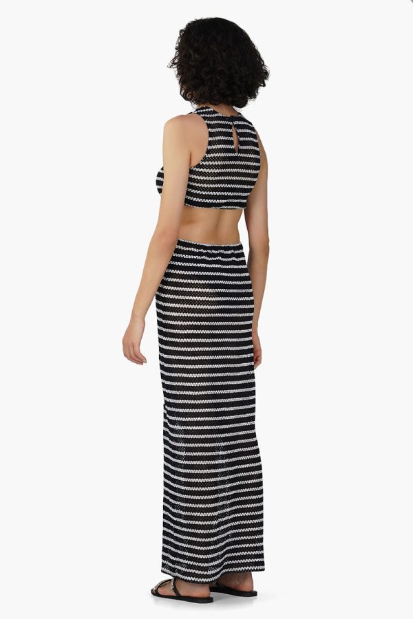 Cleo Stripe Bodycone Dress - Image 4