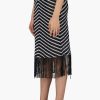 Cleo Stripe Fringe Skirt - Image 3