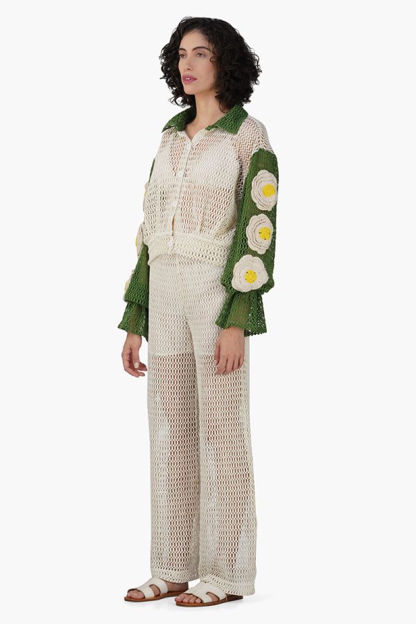 French Acru Crochet Pants - Image 2