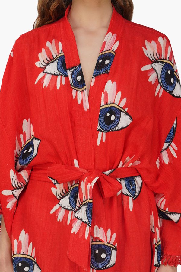 Mystery Eye Red Cover Up - Image 5