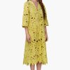 Fall For Neon Floral Lace Cover Up Dress - Image 2