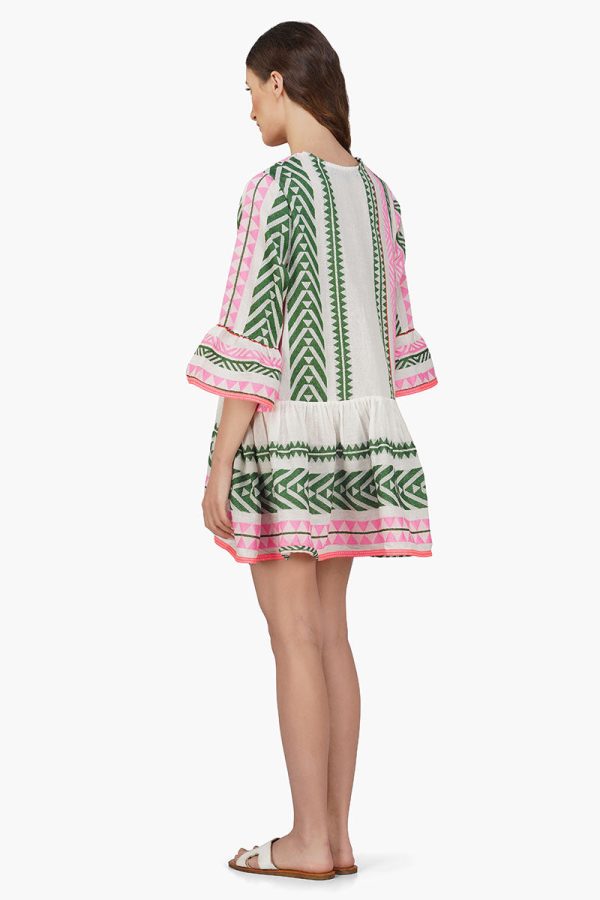 Freesia Y/D Strip Tierd Dress - Image 4