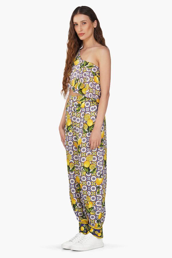 Citrus Lemon Printed Top - Image 3