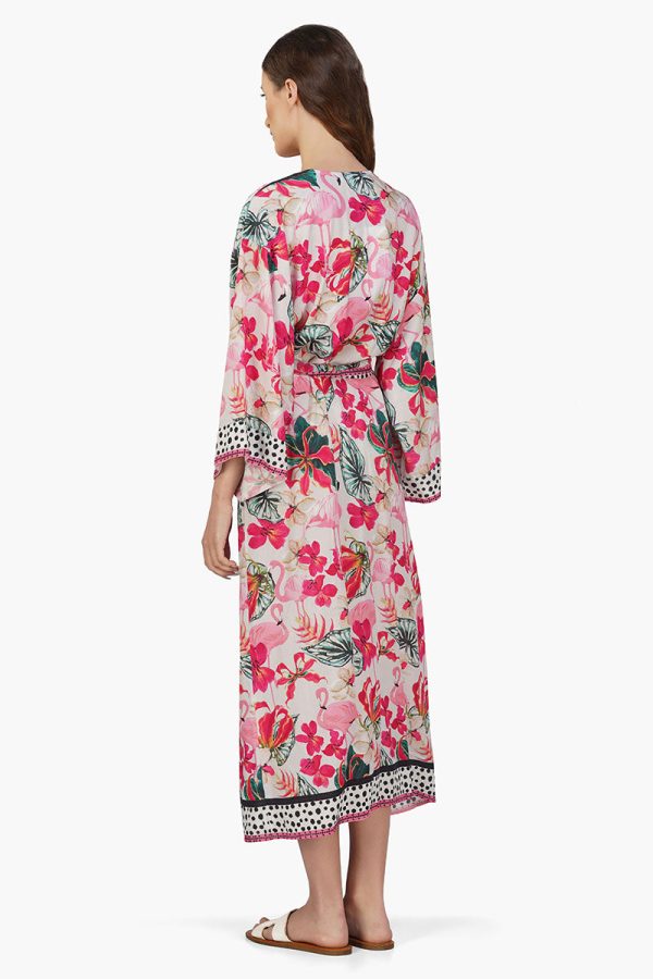 Flamingo Paradise Cover Up - Image 4