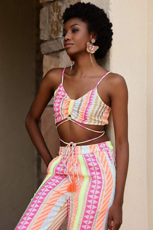 Fluorescent Striped Top - Image 7