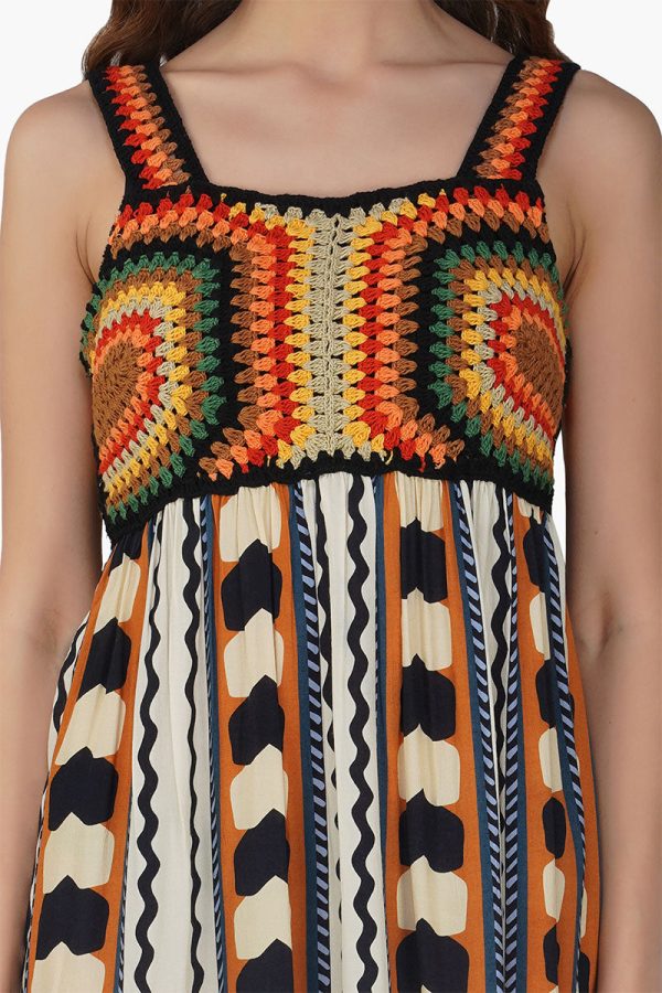 Jungle Cheetah Printed Strap Dress - Image 5