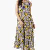 Citrus Lemon Maxi Dress