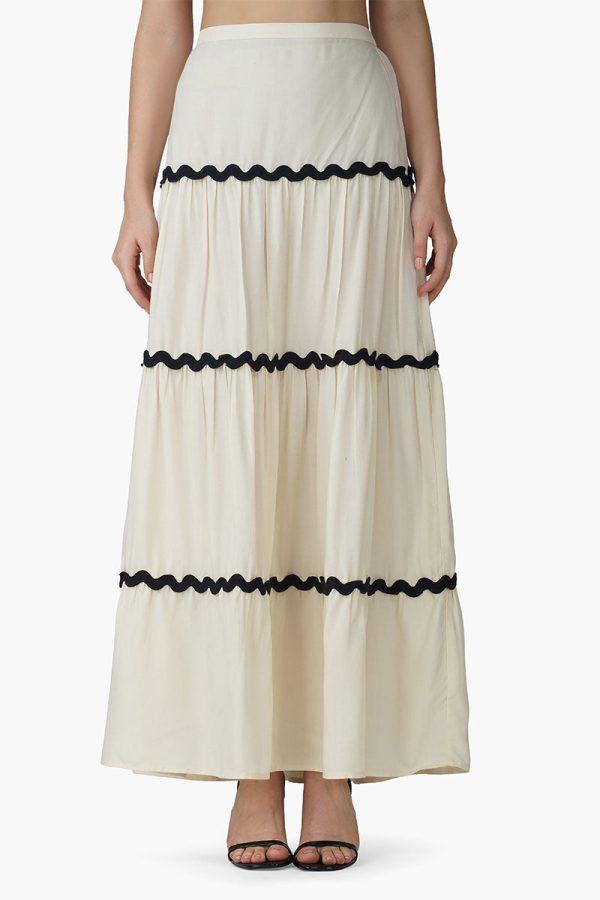 Vanilla Ric-Rac Tiered Skirt - Image 2