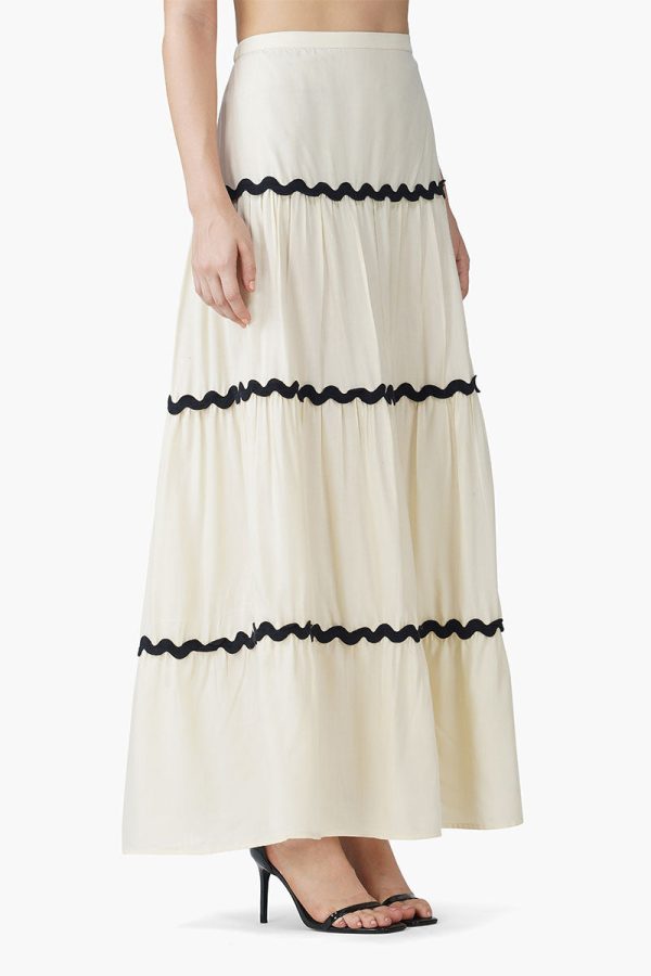 Vanilla Ric-Rac Tiered Skirt - Image 3