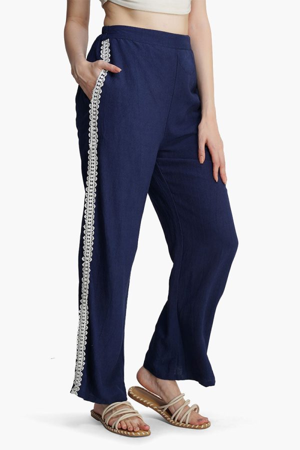 Blue Catherine Lace Pants - Image 2