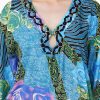 Blue Carribean Floral Printed Maxi Dress - Image 6