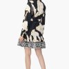 Black And White Floral Daze Printed Short Dress - Image 5