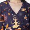Dark Night Celestial Printed Short Dress - Image 6