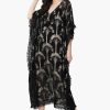 Silver Black Foil Printed Kaftan - Image 3