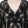 Silver Black Foil Printed Kaftan - Image 5