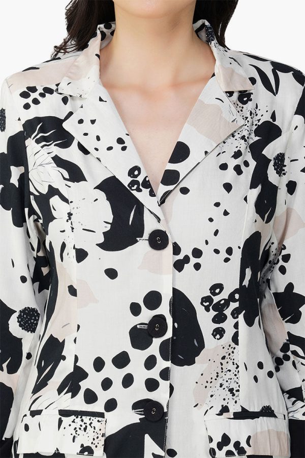 Garden Of Flowers Printed Blazer - Image 5