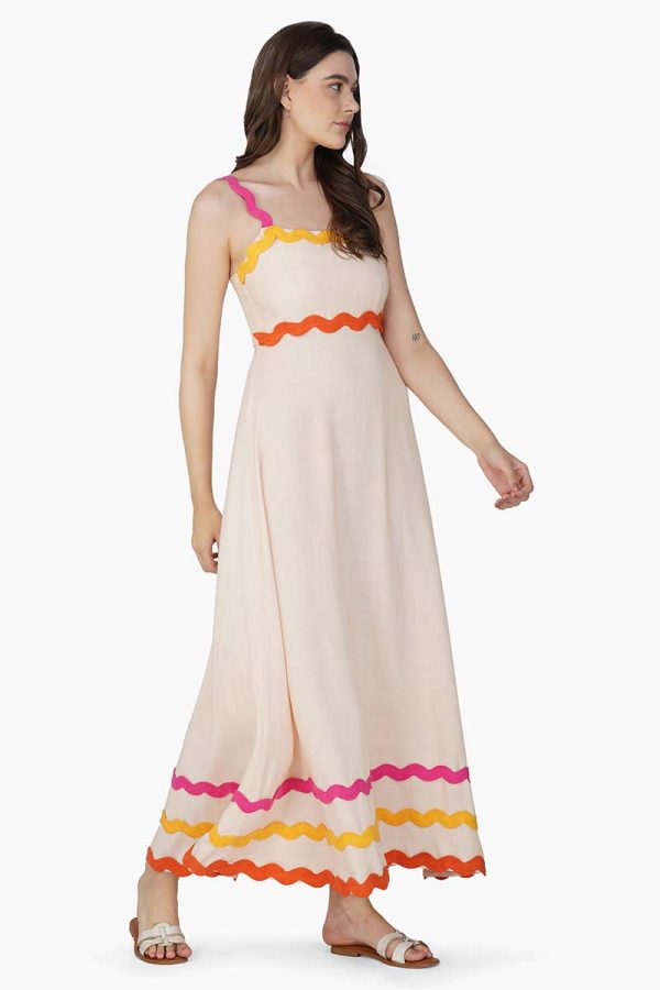 Lost In Rainbow Solid Maxi Dress - Image 2