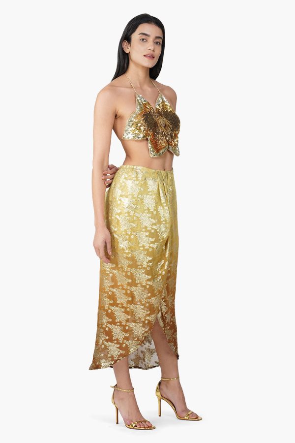 Golden Rose Embellished Top - Image 2