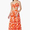 Cassie Shell Printed Maxi Skirt