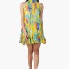 Farm Peru Tropic Lurex Printed Short Dress