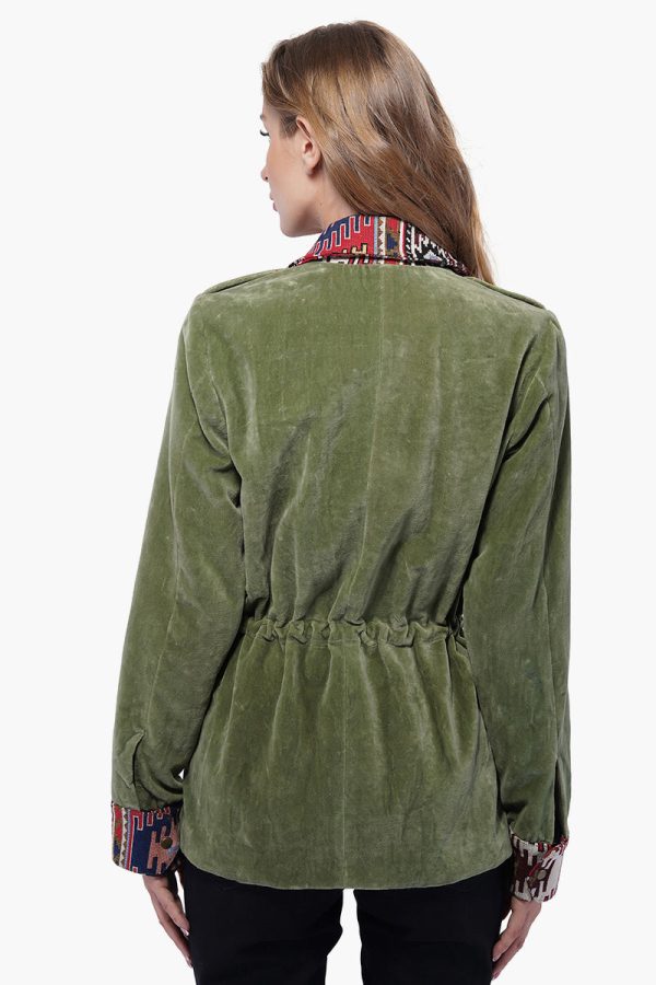 Loden Frost Jacquard Parka Jacket - Image 4