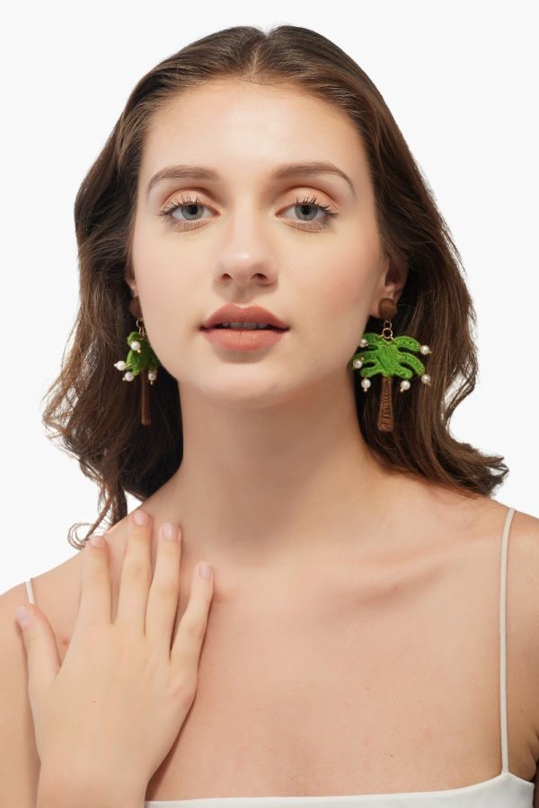 Palm Tree Earrings - Image 2