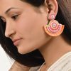 Sunburst Embellished Earrings - Image 2