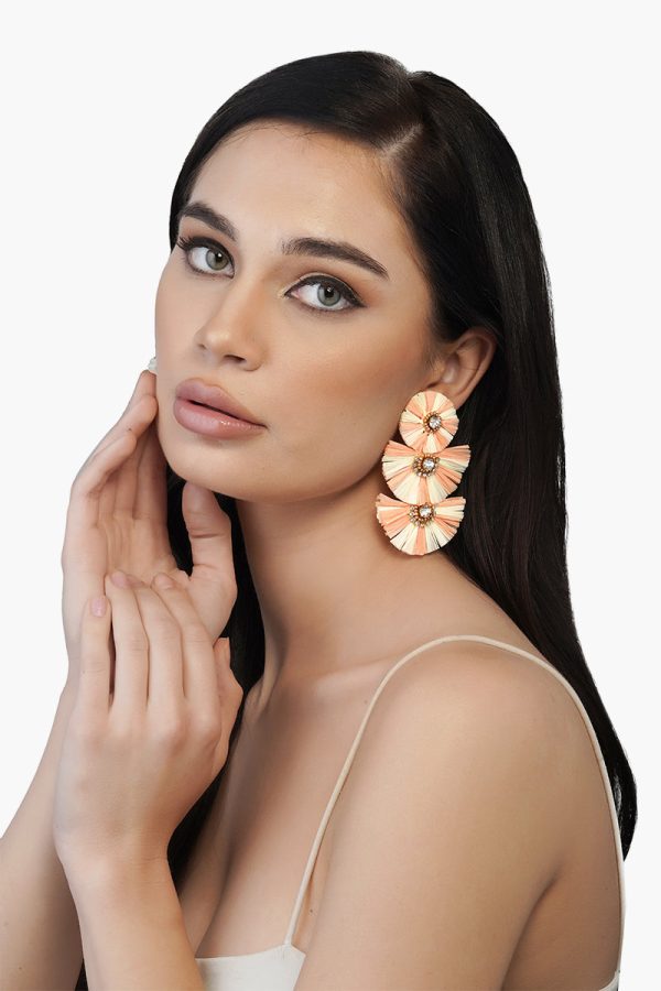 Wild Nights Raffia Earrings - Image 2