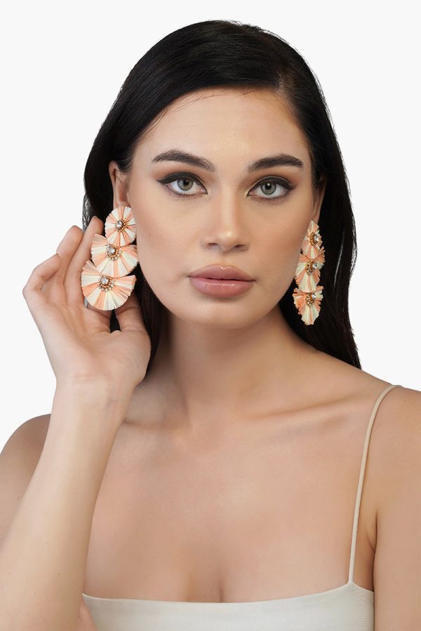 Wild Nights Raffia Earrings - Image 3