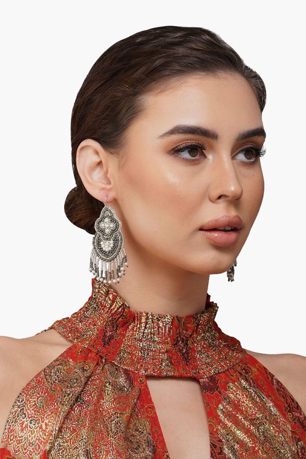 Smoked Pearl Earrings - Image 2