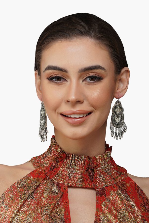 Smoked Pearl Earrings - Image 3