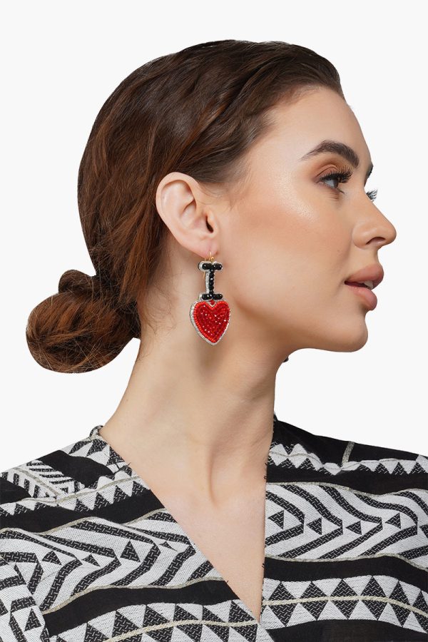 NY Beaded Earrings - Image 2