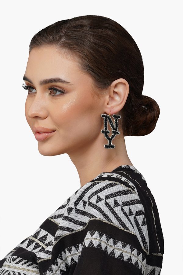 NY Beaded Earrings - Image 4