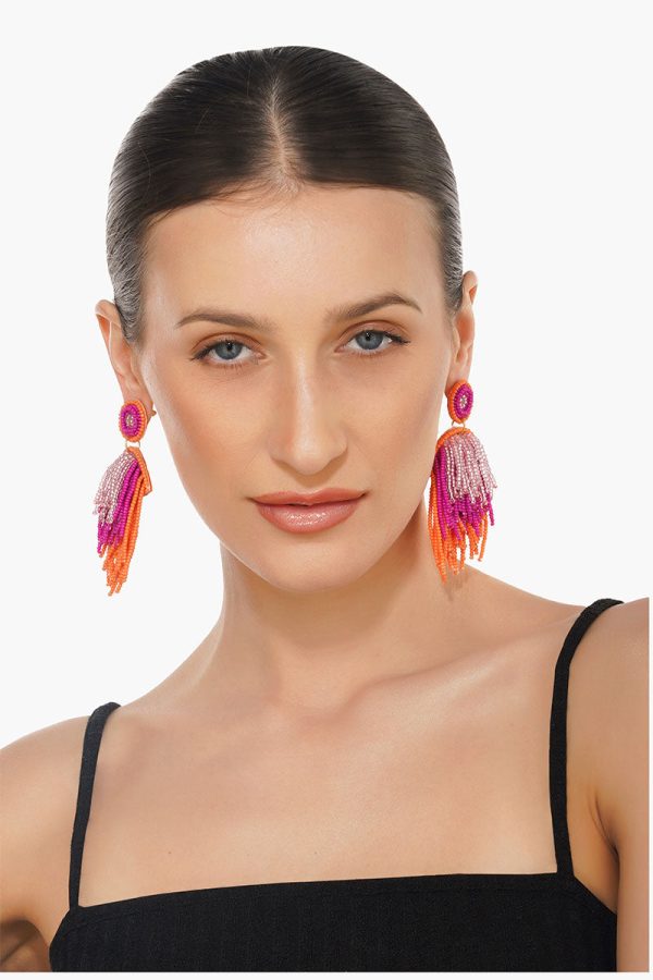 Charming Layered Beaded Earrings - Image 6