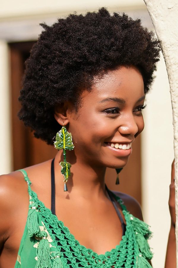 Long Leafy Earrings - Image 2
