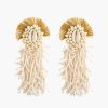 Elegant Seashell Drop Earrings