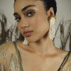 Elegant Seashell Drop Earrings - Image 2