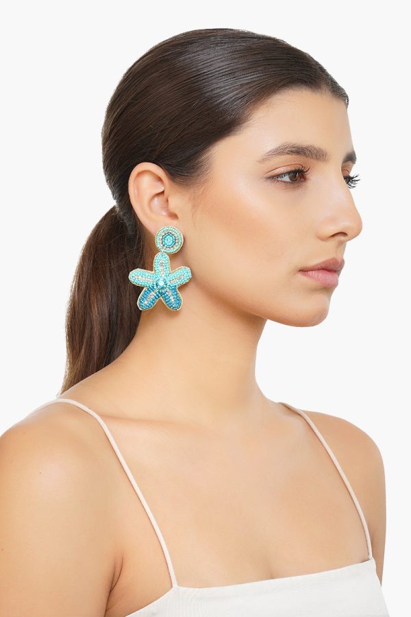 Coral Stars Earrings - Image 3