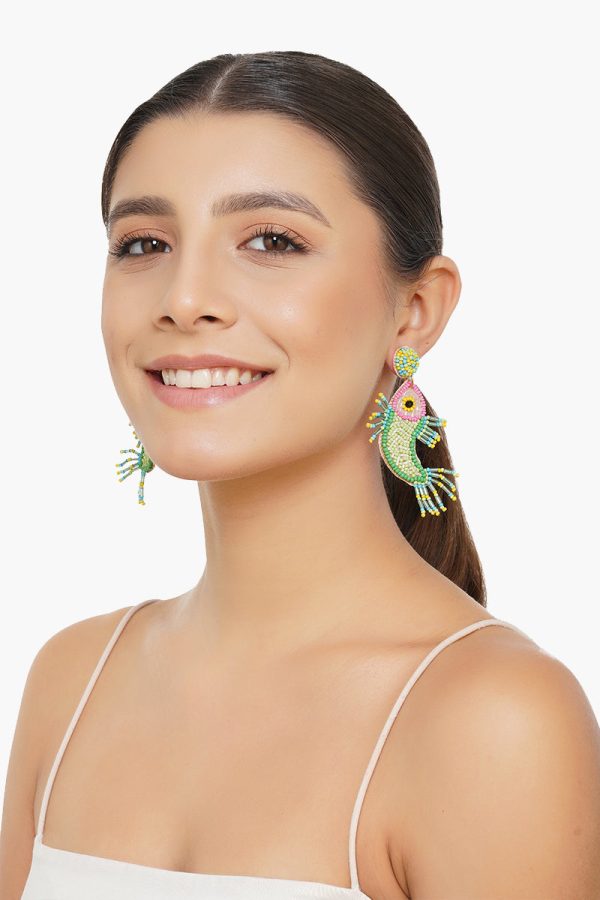 Pink Pose Earrings - Image 4