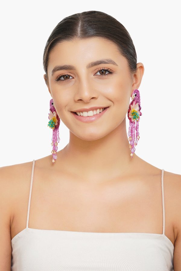 Pink Chirp Earrings - Image 2