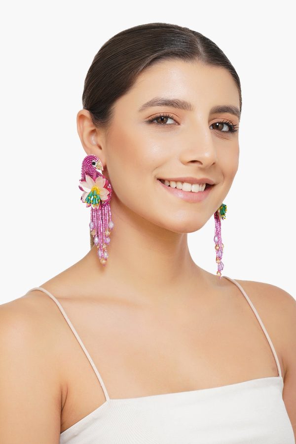 Pink Chirp Earrings - Image 3