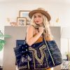 Luxe Love Tote - Hand Beaded Large Black Tote For Women - Image 7